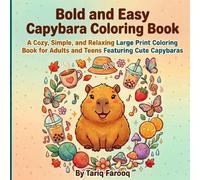 Bold & Easy Capybaras Coloring Book