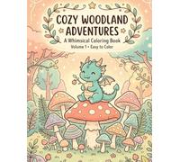 Bold & Easy Cute Mushroom & Forest Creatures: Stress Relief & Mindfulness