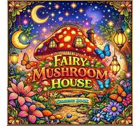 Bold & Easy Fairy Mushroom Homes Coloring Book: Whimsical Fantasy Pages for Relaxation, Creativity, and Stress Relief
