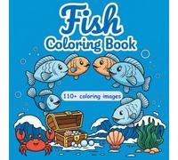 BOLD & EASY Fish Coloring Book for Kids and Beginners: Simple Fish Designs for Quick Relaxation