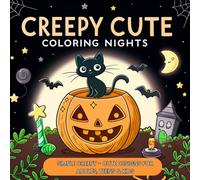 Bold & Easy Halloween Coloring Book for Adults, Teens & Kids: Simple and Creepy-Cute Pumpkins, Ghosts, Bats & Cozy Scenes for Relaxing Coloring Fun