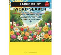 Bold & Easy Large Print Word Search: 500 Nature & Garden Puzzles: The Ultimate Collection for Adults and Seniors with Extra-Large Print