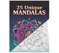 Bold & Easy Mandala Coloring Book: 25 Intricate Patterns for Mindfulness, Meditation & Deep Relaxation