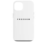 Bold Freedom Tipografia Patriottica Inspirational Word Art Custodia per iPhone 13