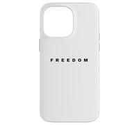 Bold Freedom Tipografia Patriottica Inspirational Word Art Custodia per iPhone 14 Pro Max