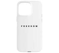 Bold Freedom Tipografia Patriottica Inspirational Word Art Custodia per iPhone 15 Pro Max
