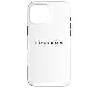 Bold Freedom Tipografia Patriottica Inspirational Word Art Custodia per iPhone 16 Pro Max