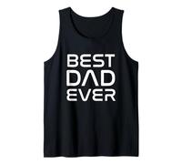 Bold & Futuristic Best Dad Ever Father's Day Canotta