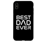 Bold & Futuristic BEST DAD EVER Father's Day Custodia per iPhone XS Max