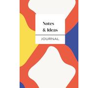 Bold Geometric Hardcover Journal - 6x9 Lined Notebook, 240 Heavyweight Cream Pages: Premium Matte Hardcover Notebook - Minimalist & Modern Retro Patterns