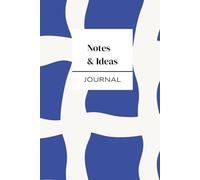 Bold Geometric Hardcover Journal - 6x9 Lined Notebook, 240 Heavyweight Cream Pages: Premium Matte Hardcover Notebook with Thick Ink-Bleed Resistant Paper - Minimalist & Modern Retro Patterns