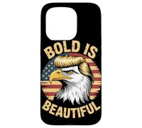 Bold is Beautiful 4 luglio USA Patriotic Funny Bald Eagle Custodia per iPhone 15 Pro