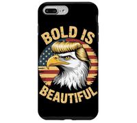 Bold is Beautiful 4 luglio USA Patriotic Funny Bald Eagle Custodia per iPhone 7 Plus/8 Plus