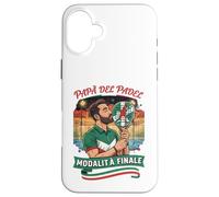 Bold italiano Padel Papa In Finali Modalità Sotto Le Luci Dello Stadio Custodia per iPhone 16 Plus