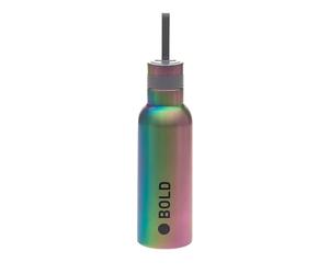 BOLD Lässig Bottiglia per bere in acciaio inox per bambini per la scuola/BOLD School Bottle Stainless Steel rainbow