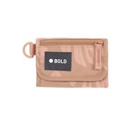 Lässig BOLD Portafoglio per Bambini per la scuola con finestra internaportamonete e scomparti per carte di credito chiusura a strappo/BOLD School Wallet Leaves caramel
