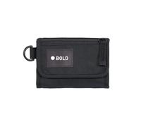 BOLD Lässig Portafoglio per Bambini per la scuola con finestra internaportamonete e scomparti per carte di credito chiusura a strappo/BOLD School Wallet black