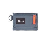BOLD Lässig Portafoglio per Bambini per la scuola con finestra internaportamonete e scomparti per carte di credito chiusura a strappo/BOLD School Wallet blue