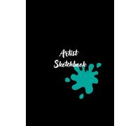 Bold Lines Artist Sketch Book: Glossy Black Cover | 7×10 Book with 80 Blank Pages for Drawing, Doodling, Illustration & Creative Practice