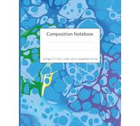 Bold Marble Swirl Composition Notebook | 120 Pages | 7.5 x 9.25 in | 19,05 x 23,5 cm | College Ruled with Field: Vibrant Abstract Design - Ideal for School, Journaling, and Everyday Writing