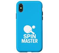 Bold Ping Pong Spin Master Graphic - Icona Minimal Sport Custodia per iPhone X/XS