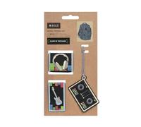 BOLD Set di ciondoli e toppe con chiusura a scatto (2 pezzi)/BOLD Match School Patches Set Music