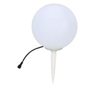 BOLD Sfera decorativa a LED per sistema da 24 V (con picchetto e gancio, 3000 K, IP67, dimmerabile con controller Bold - bianco