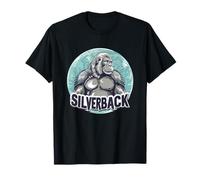Bold Silverback Monkey per una spedizione nella giungla Maglietta