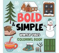 bold & simple winter vibes coloring book