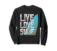 Bold Surfer Lifestyle Design Felpa