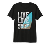Bold Surfer Lifestyle Design Maglietta Premium
