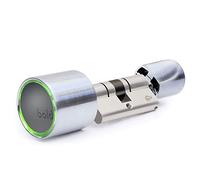 Bold SX-33 Cilindro per Serratura Intelligente Senza Chiave - Bluetooth, Certificato SKG 3 Stelle, Resistente IP54, Accesso via Smartphone e Codice PIN, Argento