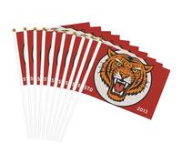 Bold Tiger Des Print Facilitazione Portatile Bandiera leggera Parata Home Decor Eventi Uso Versatile