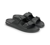 Boldfit Pantofole da uomo in schiuma EVA comode da uomo con assorbimento degli urti e morbida ammortizzazione impermeabile e inodore per spiaggia, viaggi, uso quotidiano, grigio, 40.5 EU