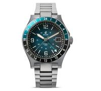 BOLDR GMT BANFF Automatico Acciaio Verde Alluminio Data Zaffiro Orologio Uomo