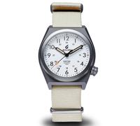 BOLDR VENTURE SAND Automatico Titanio Bianco Tessuto Zaffiro Orologio Uomo