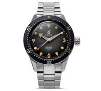 BOLDR VOYAGE MEDIT Automatico Acciaio Nero Giallo Zaffiro Orologio Uomo