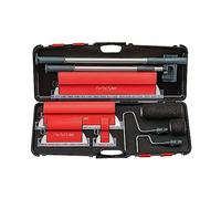 Boldrini Kit Set di spatole Professionali per rasature e lisciature su pareti e soffitti. Completo di spatole, pertiche e rulli. Professional finishing Set. L'Originale!