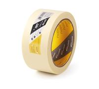 Boldrini Nastro Carta 50 mm x 50 m - Mascheratura e Verniciatura Professionale, Adesivo Forte ma Rimovibile Senza Residui, per Pareti, Legno, Metallo, Fai-da-Te