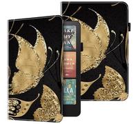 BOLELAW Custodia per Kindle Paperwhite da 7" (12a generazione 2024) e Kindle Colorsoft Signature Edition 2024 in pelle PU con scomparto per carte di credito, funzione leggio