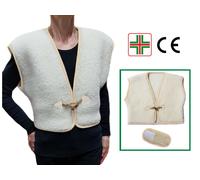 Bolerino Giacchino per Donna in Lana Merinos Bolero Coprispalle con Polsiera