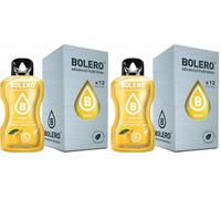 Bolero 12 Bustine Monodose da 3 gr. Gusto Yuzu, Drink Bevanda Istantanea al Limone Giapponese - 12 x 3g (Confezione da 2)