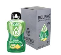 Bolero ALOE VERA PINEAPPLE 24 x 3 g, succo in polvere senza zucchero, addolcito con stevia + vitamina C, adatto per bambini, diabetici, senza glutine e vegano, il gusto delle bacche miste
