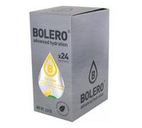 Bolero Drink 24 Bustine 3 gr grammi Sticks Frutta Preparato Polvere Solubile Per Bevanda Fresca in Acqua Prodotto, 72 grammi dolcificato alla stevia (Ice Tea Lemon)