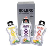 Bolero Drink 24 Bustine mix 3 gr Gusti Diversi Assortimento Ice tea Preparato Polvere Solubile Per Bevanda Fresca in Acqua Prodotto, 72 grammi dolcificato stevia