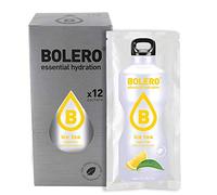 Bolero Drink Ice Tea Lemon 12 Bustine Preparato Polvere Solubile In Acqua Tè Freddo Gusto Limone Prodotto Ideale Per Sport Integratore Sali Minerali Con Vitamina C e 0 Grassi Gluten Free