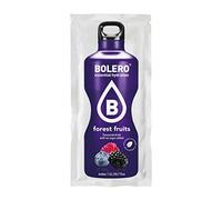 BOLERO Drinks 24 bustine da 9 grammi gusto FOREST FRUIT - Preparato istantaneo per Bevande con Stevia e Vitamina C e Senza Zucchero