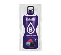BOLERO Drinks 48 bustine da 9 grammi gusto FOREST FRUIT - Preparato istantaneo per Bevande con Stevia e Vitamina C e Senza Zucchero