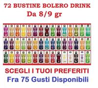 Bolero Drinks 72 pz Preparato per Bevande alla frutta Gusti Misti 75 GUSTI