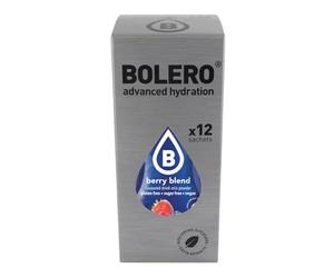 Bolero Drinks, Berry Blend, Bevanda idrosolubile in polvere, 12 x 9 g